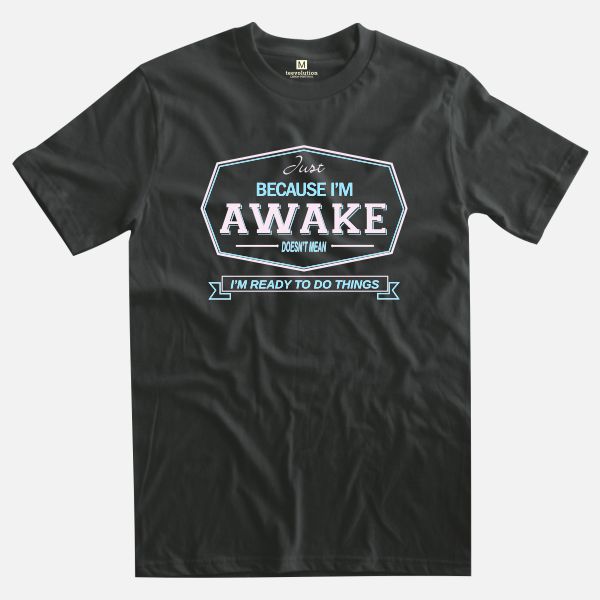 Awake black t-shirt