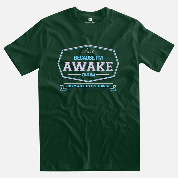Awake forest green t-shirt