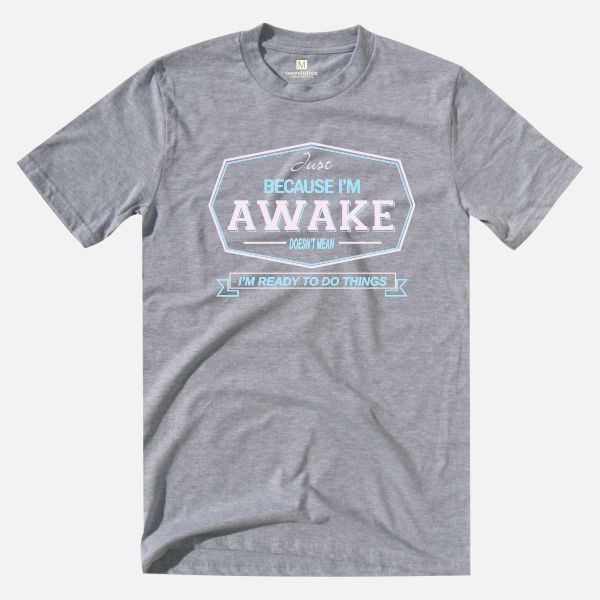 Awake heather grey t-shirt