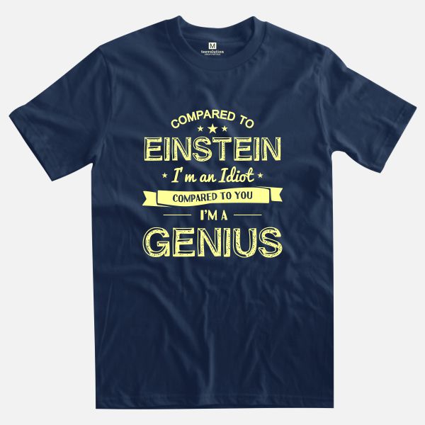 Einstein navy t-shirt