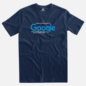 Google navy t-shirt