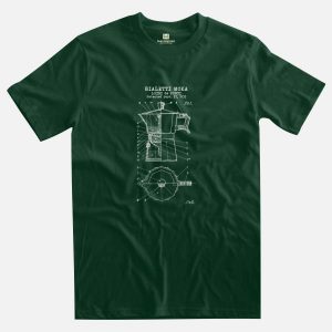 bialetti forest green t-shirt