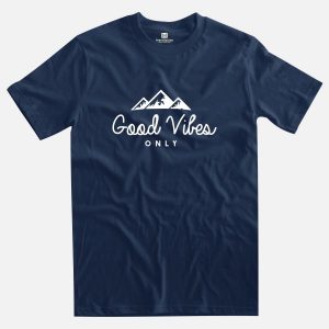 good vibes navy t-shirt