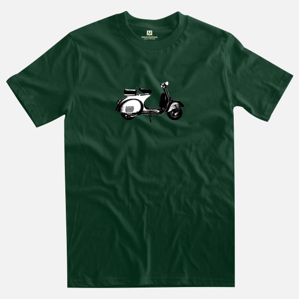 scooter forest green t-shirt