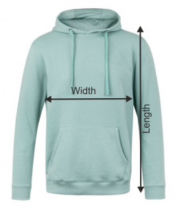 hoodies sizes unisex