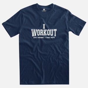 Workout navy t-shirt