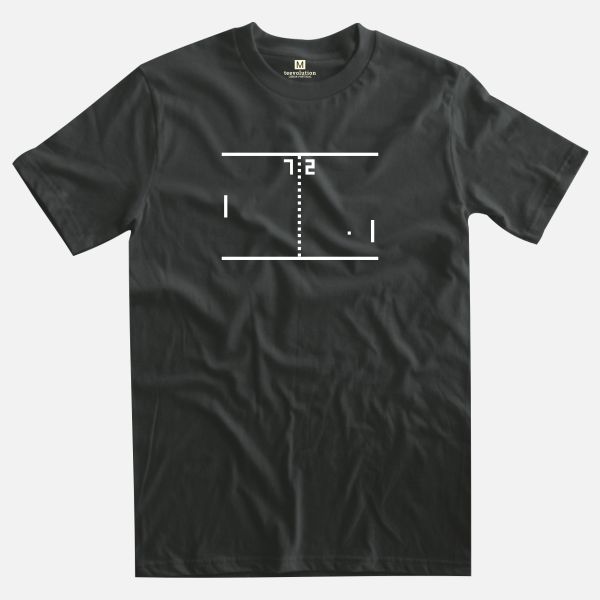 pong black t-shirt