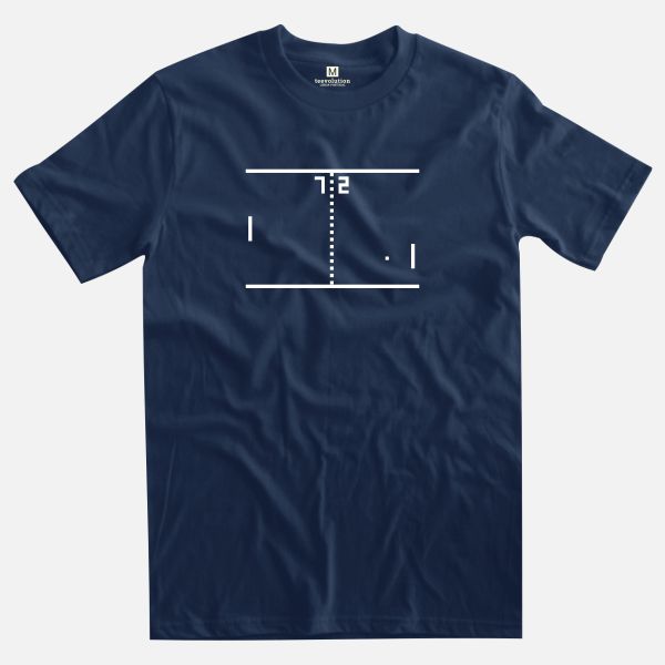 pong navy blue t-shirt