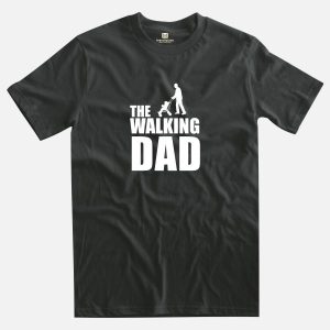 the walking dad black t-shirt