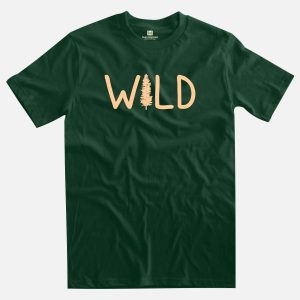 wild forest green t-shirt